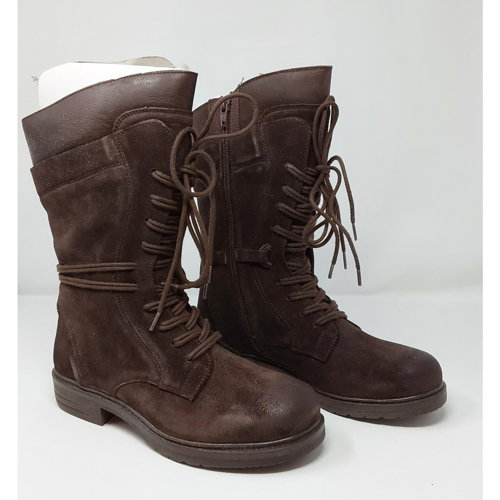 Celtic & Co. Brown Woodsman Suede Boots Mid-Calf - Women’s Size EU 38 / US 7.5
